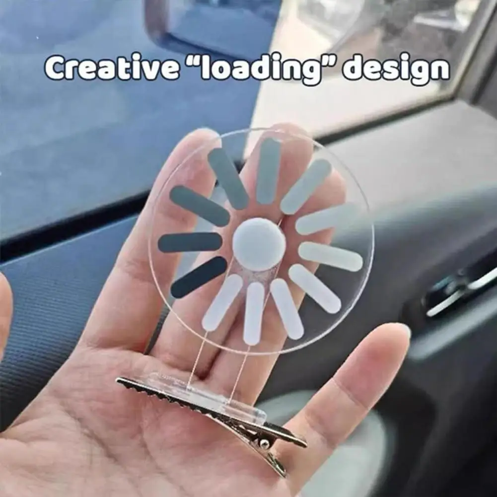 

Fun Rotating Hairpin 3pcs/set Humorous Expression Hair Accessories for Women Men Brain Loading Design Hair Pin Headband Rotating