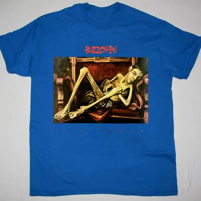 NEW Rare Buzzoven Band To A Frown Blue All Size Fan T Shirt KK75