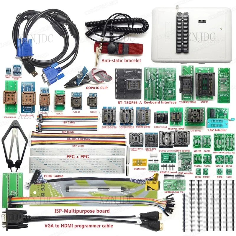 

Wholesale RT809H EMMC USB Universal Programmer + 51 Adapter TSOP48 Socket BGA Burning Seat