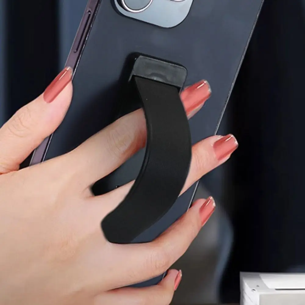 

Ультратонкий держатель для телефона с кольцом на палец, пластиковый универсальный кронштейн для мобильного телефона, самоклеящийся для IPhone/Samsung/Xiaomi