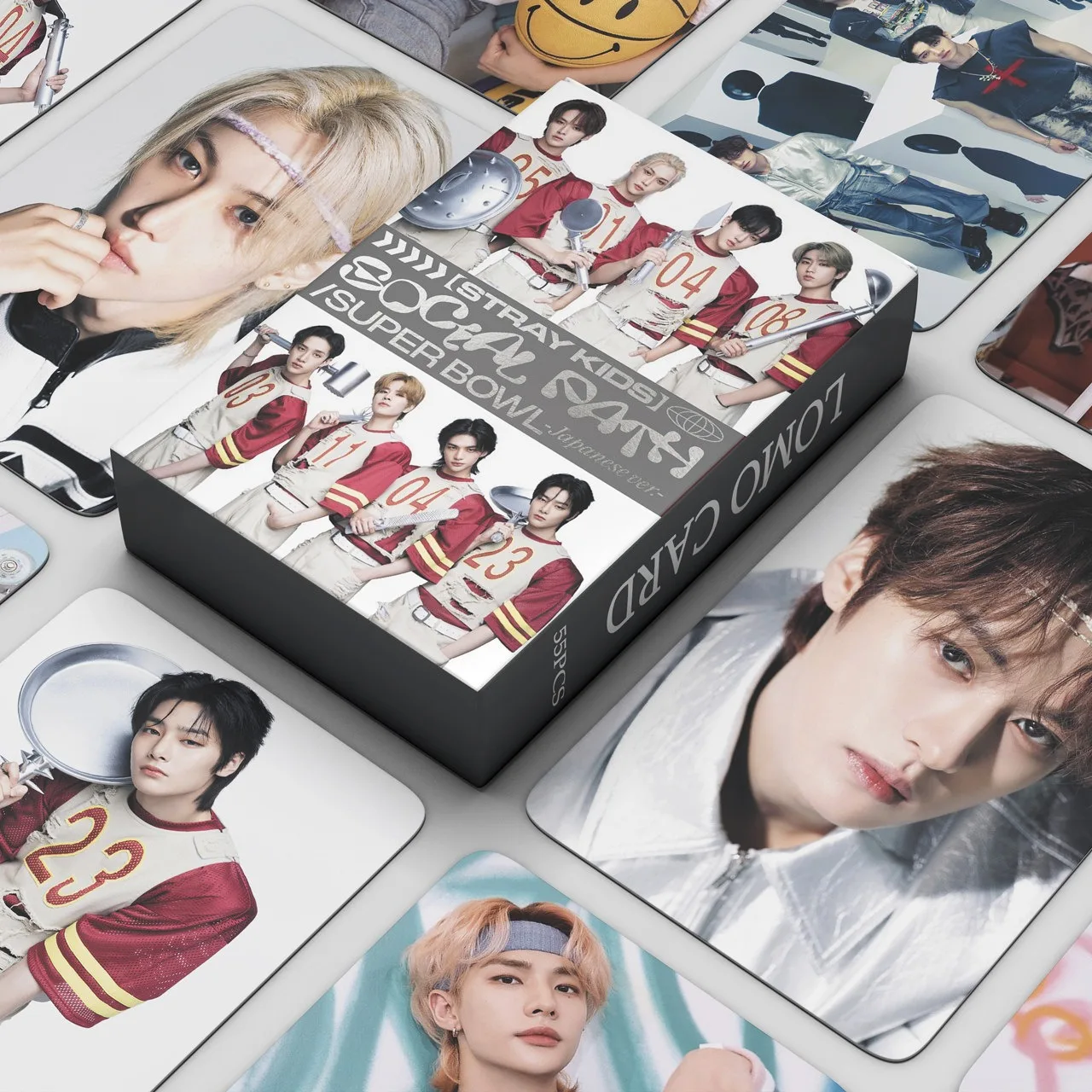 

KPOP 55PCS новый Stray Kids SKZOO Lee Yong Hyunjin Bang Chan Han Ji Sung Seungmin LeeKnow аватар фотокарта ЛОМО-карта игрушка в подарок