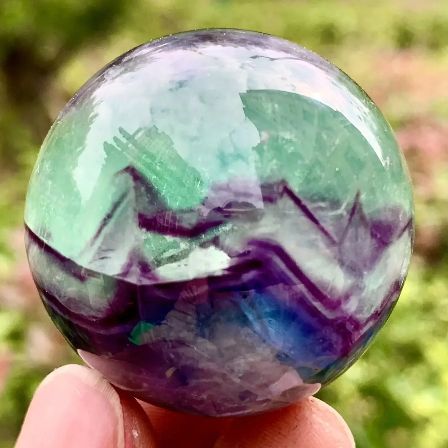

Natural Formed!Amazing!Beautiful And Colorful Fluorite Balls, Quartz Crystal Colored Ore Balls, Minerals, Reiki, Healing