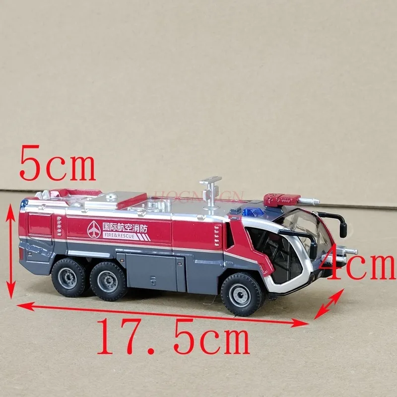 Original Simulation Car Truck Model 2021 Alloy Water Cannon Fire Truck Foam
