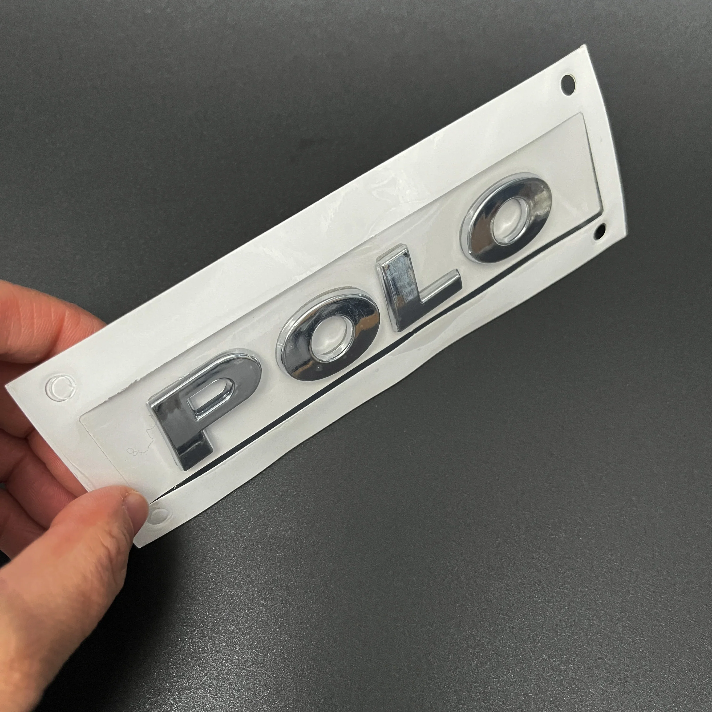 

For VW Polo 1.4 1.6 Trunk Lettering Displacement Standard Rear Tail Mark Silver