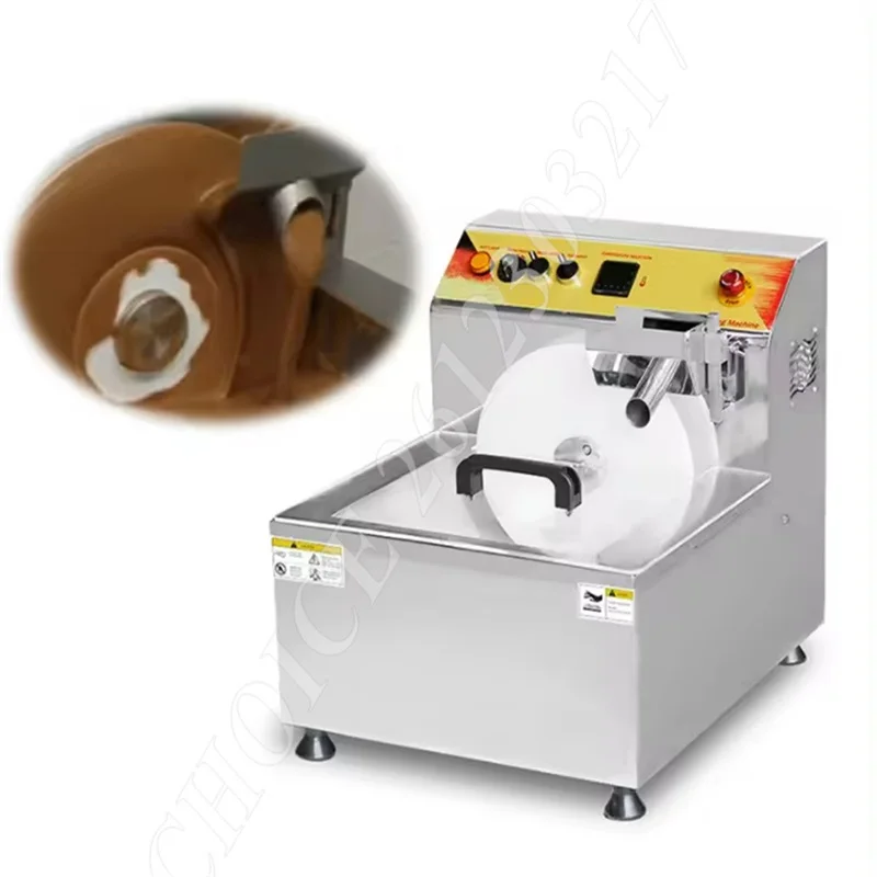 Automatic Chocolate Melting Tempering Machine with Vibration Table 25L Electric Chocolate Tempering Machine