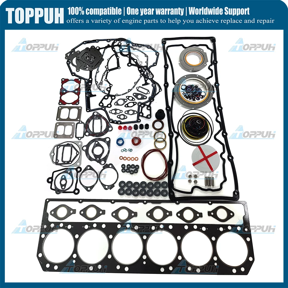 C12 Full Gasket Kit For Caterpillar C12 Engine With Cylinder Head gasket（Graphite）