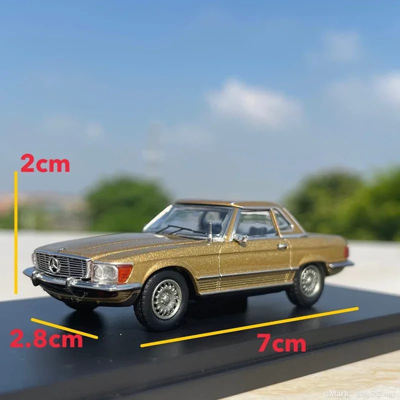 

Литой под давлением оригинальный масштаб 1:64 Benz 450SL спортивный автомобиль моделирование сплава модель автомобиля Коллекционная игрушка подарок сувенир Decration