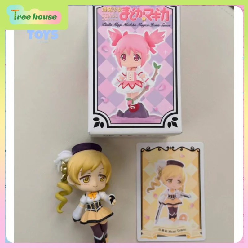 Official Madoka Magica Famous Scenes Blind Box: Trendy Plush Figures & Birthday Gift.Madoka Kaname\Kyoko Sakura \Sayaka Miki