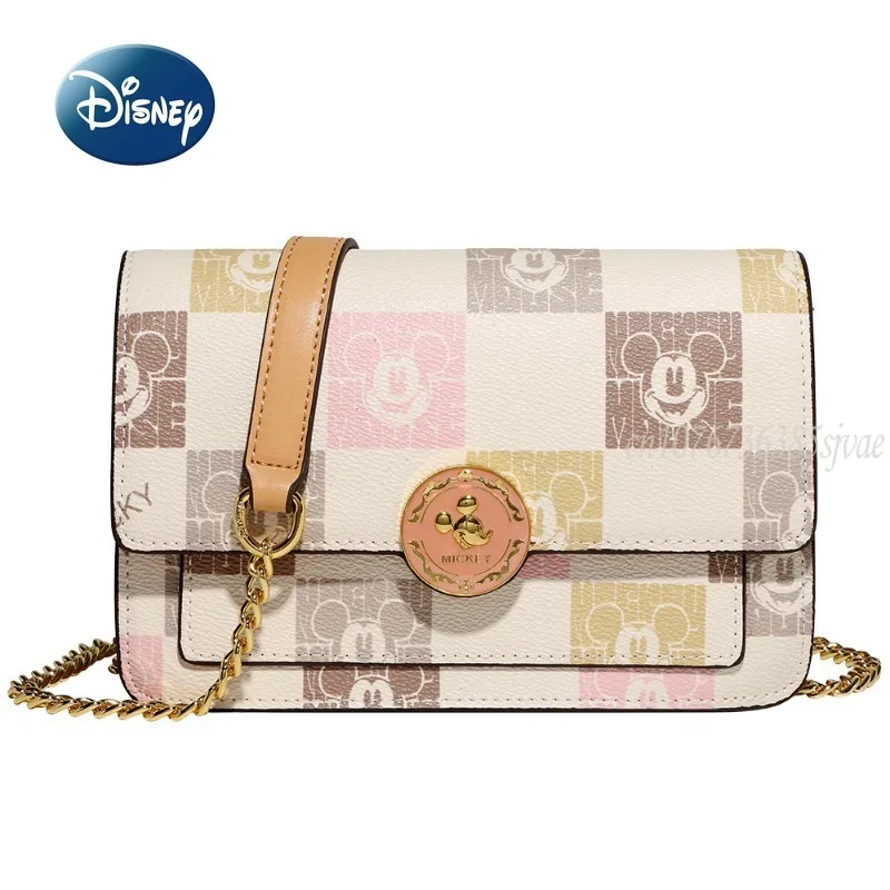 

Disney Mickey New Women's Shoulder Bag Colorful Printing Fashion Women's Shoulder Messenger Bag High Quality Luxury Women's Bag