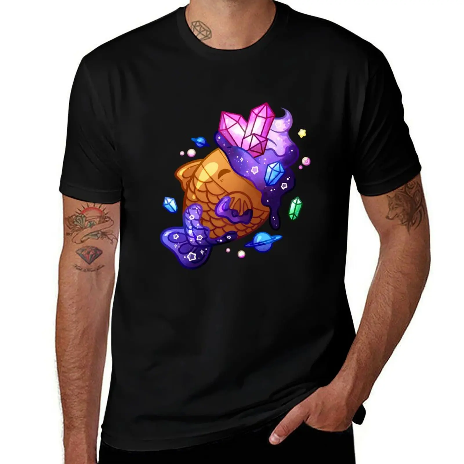 

Galaxy Crystal Taiyaki T-Shirt essential t shirt man t shirt graphic T-Shirt