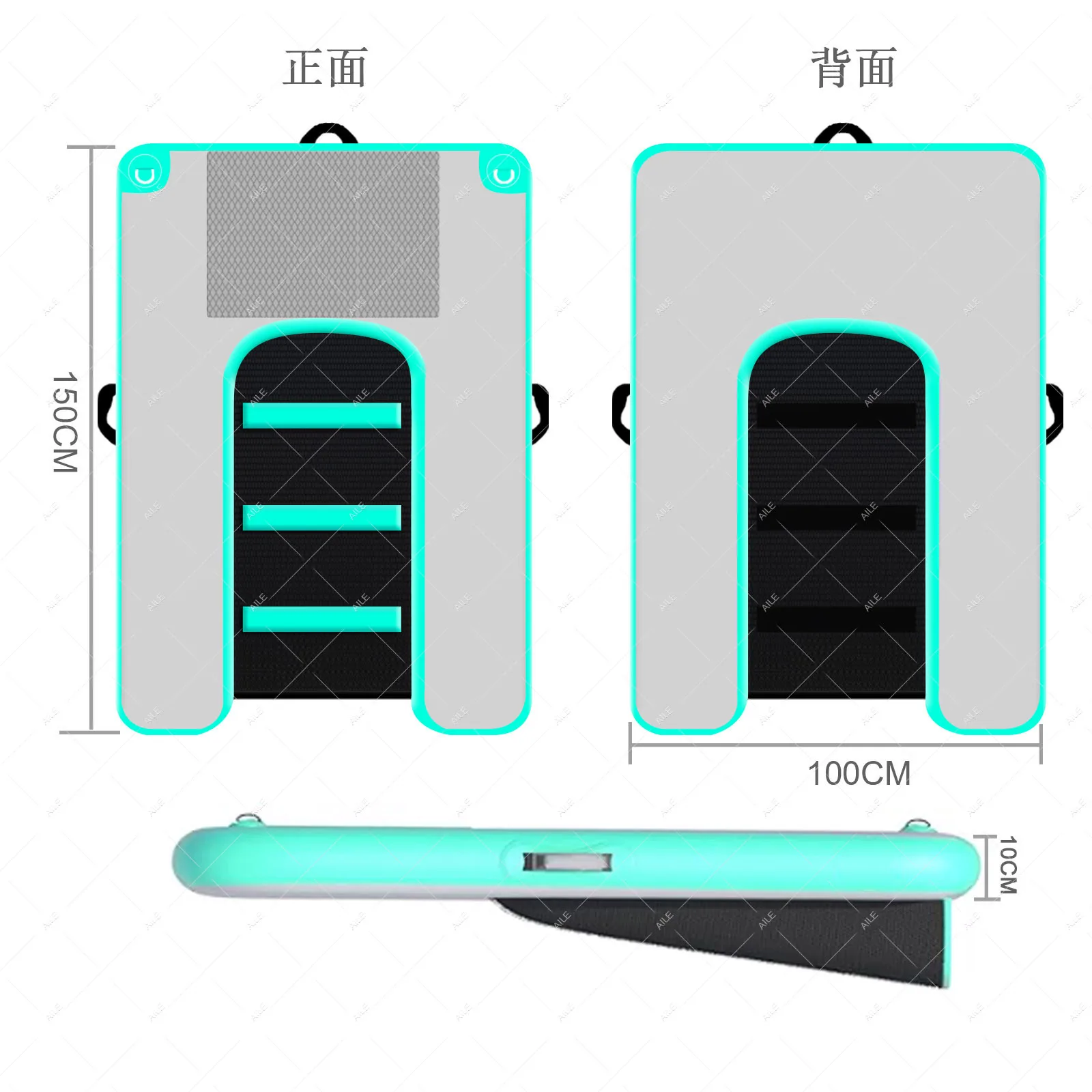 수영장 보트 부두용 팽창식 개 물 램프, 플로팅 램프 사다리