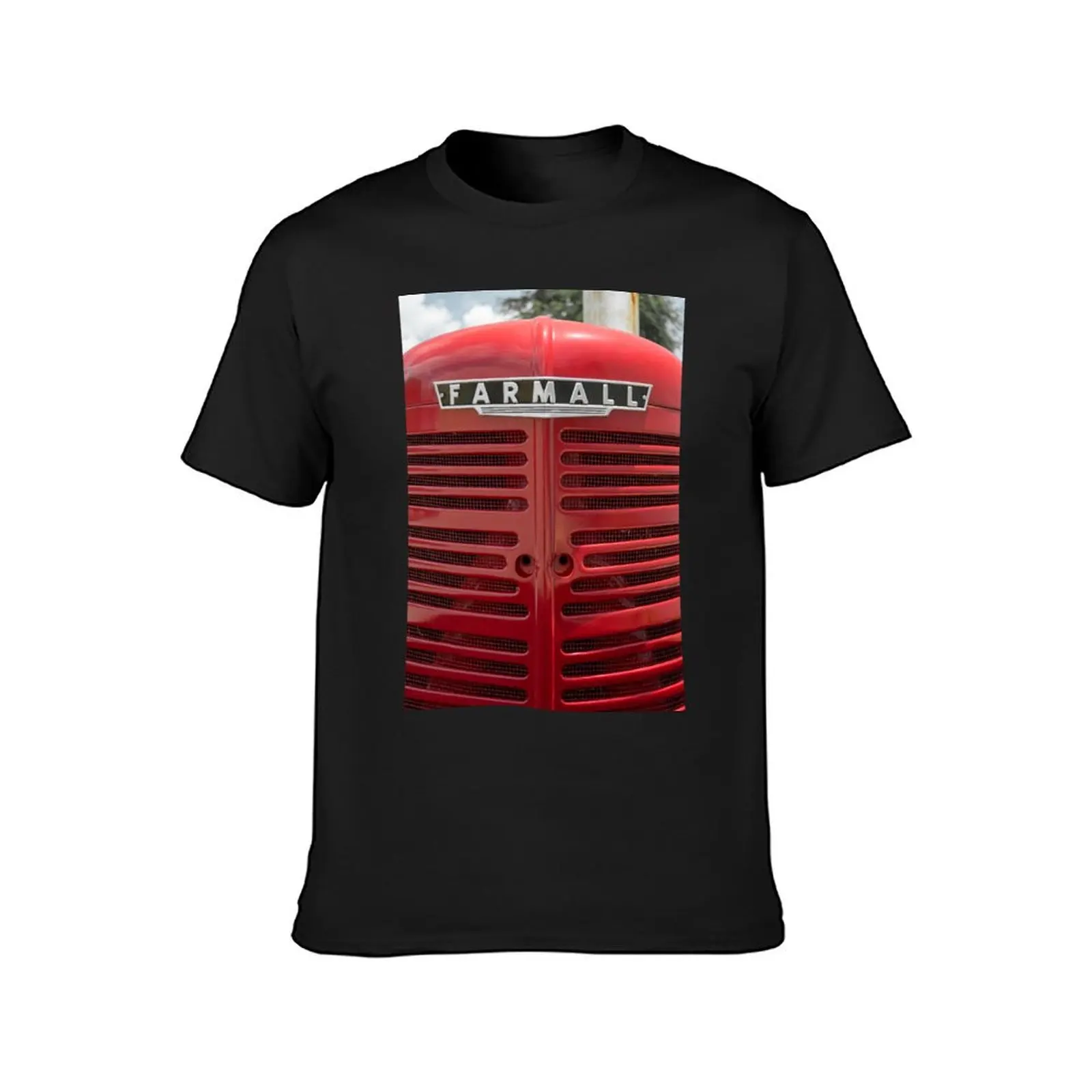 Streamlined Farmall Grill T-Shirt korean fashion Aesthetic clothing tops t shirts for men