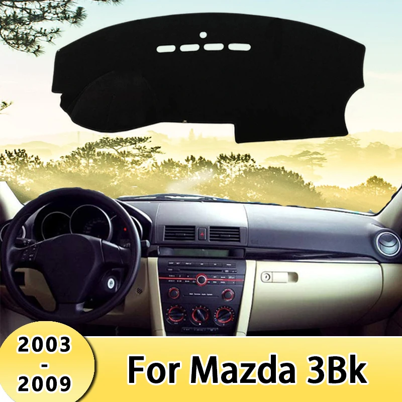 

Крышка приборной панели автомобиля, коврики от солнца, избегайте световых накладок, защитные ковры для приборной панели для Mazda 3Bk 2003-2009 2004 2005 2006