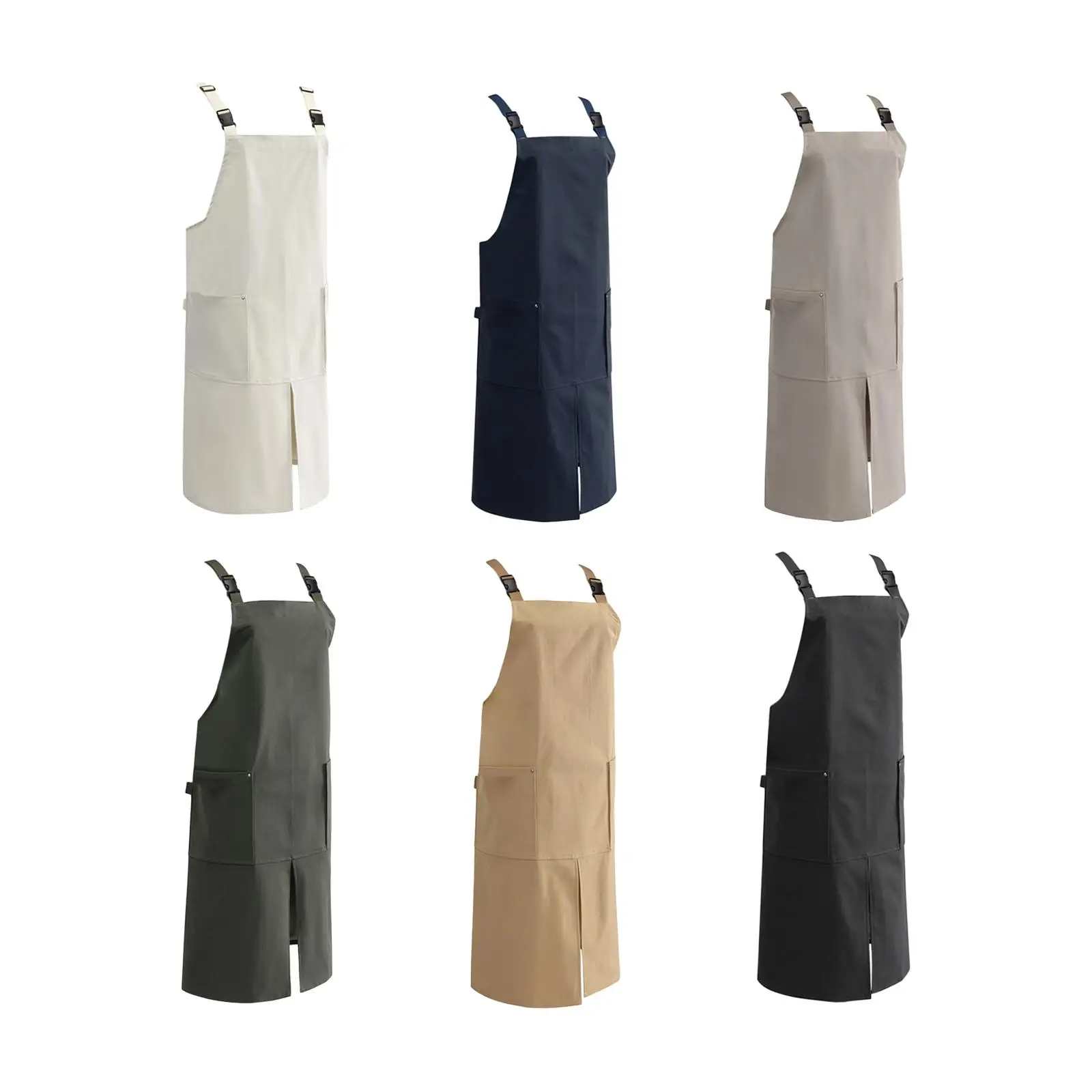 Bib Apron Coffee Restaurant Chef Work Apron Chef Apron Cooking Apron for DIY Ceramic Sculpture Barber Grilling Artists Uniform