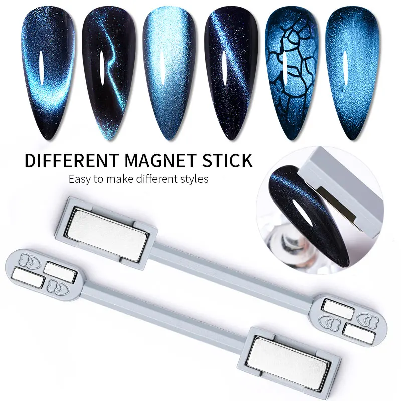 BORN PRETTY Big Strong Magnetic Nail Stick Cat Magnetic Nail Magnet For Nail Gel Polish 3D Line Strip Effect Double Head Pen