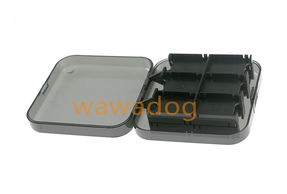 1pc 24 in 1 Game Card Storage Box Game Card Case Holder for Nintendo Switch Game Cards Clear Black