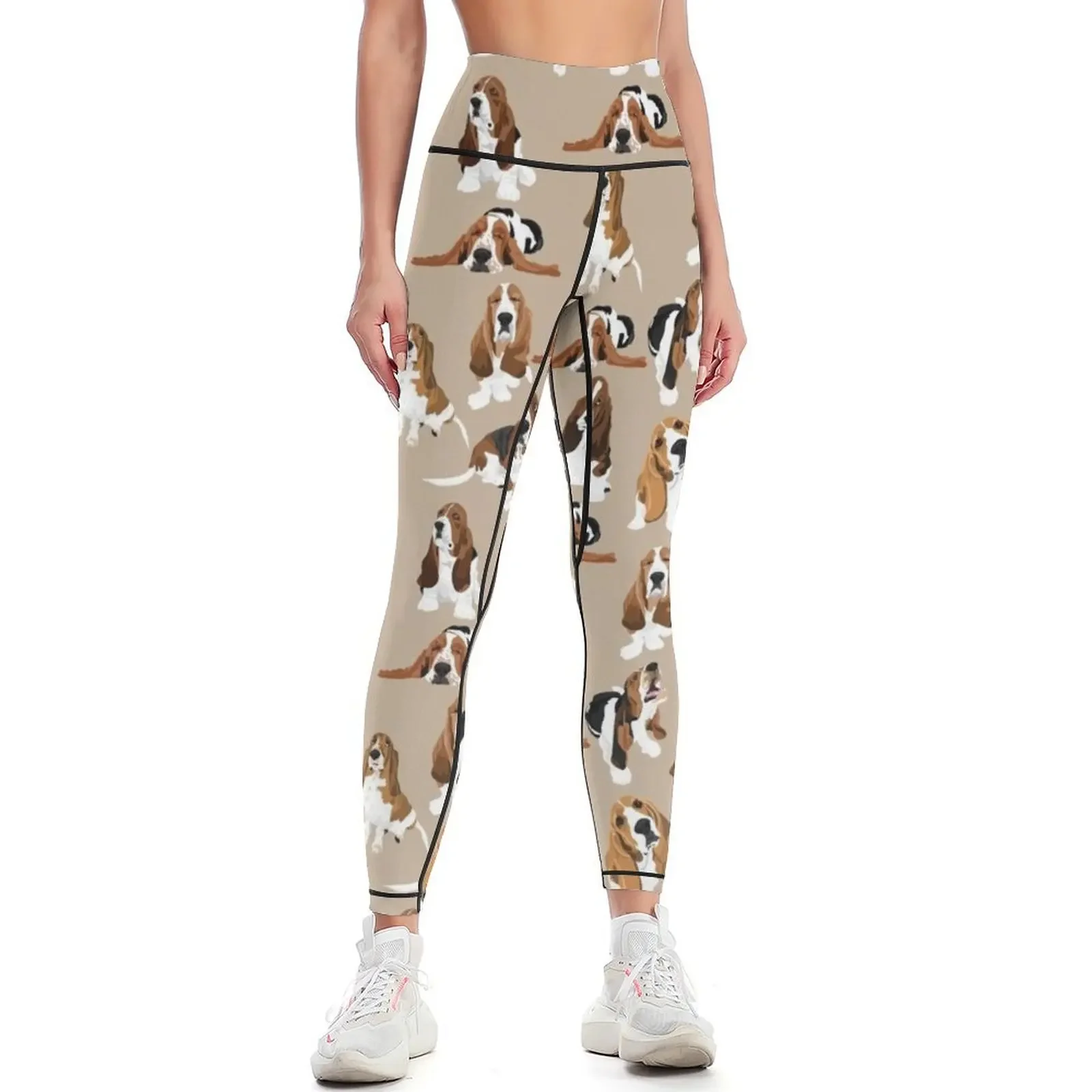 

Basset Hound Leggings harem pants push up tights for gym pants sport legging Womens Leggings