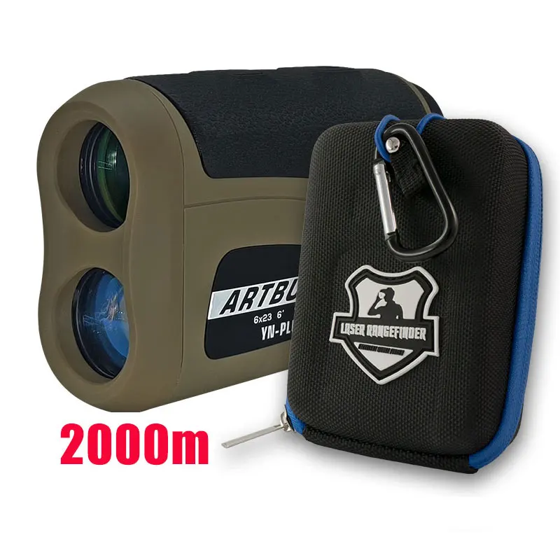 ARTBULL Laser Rangefinder 1600M 2000M Distance Meter Golf rangefinder with Slope Adjusted Flag-Lock