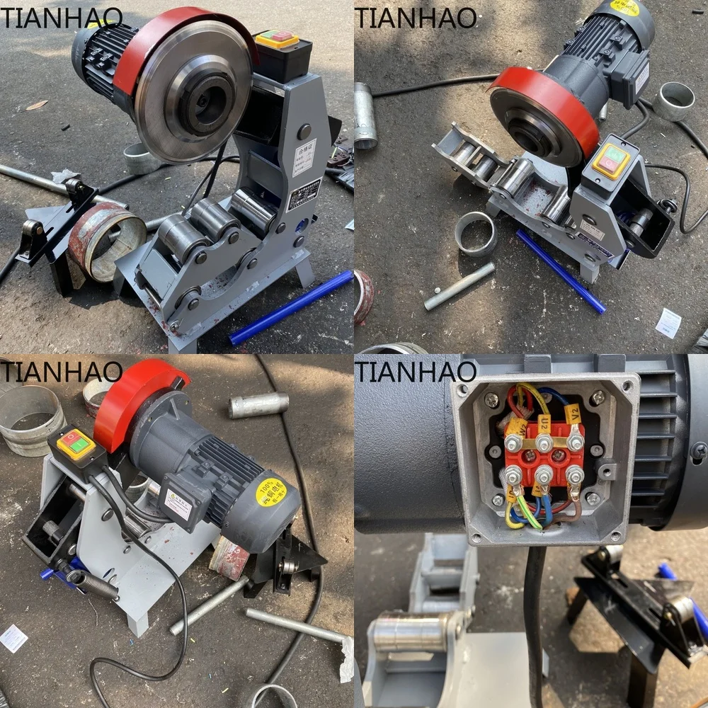 20mm to 230mm Pipe Cutting Machine for Steel Pipes Fire Protection Tubing Quiet Burr Free Electric Hydraulic Industrial Grade