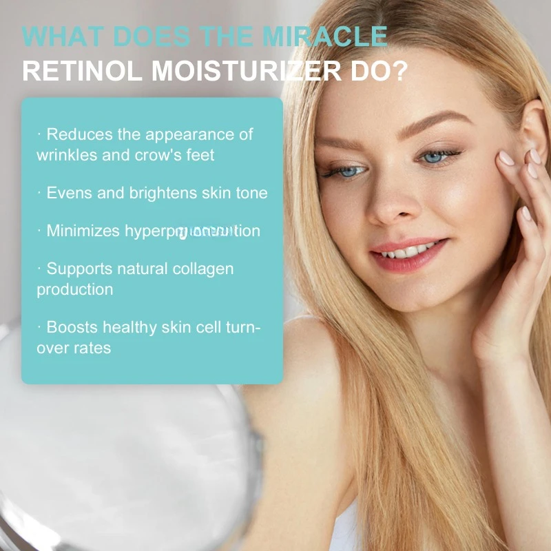 Retinol moisturizing cream Facial skin lifting firming fine lines reduce hydrating remove wrinkle Anti Aging Face brighten cream