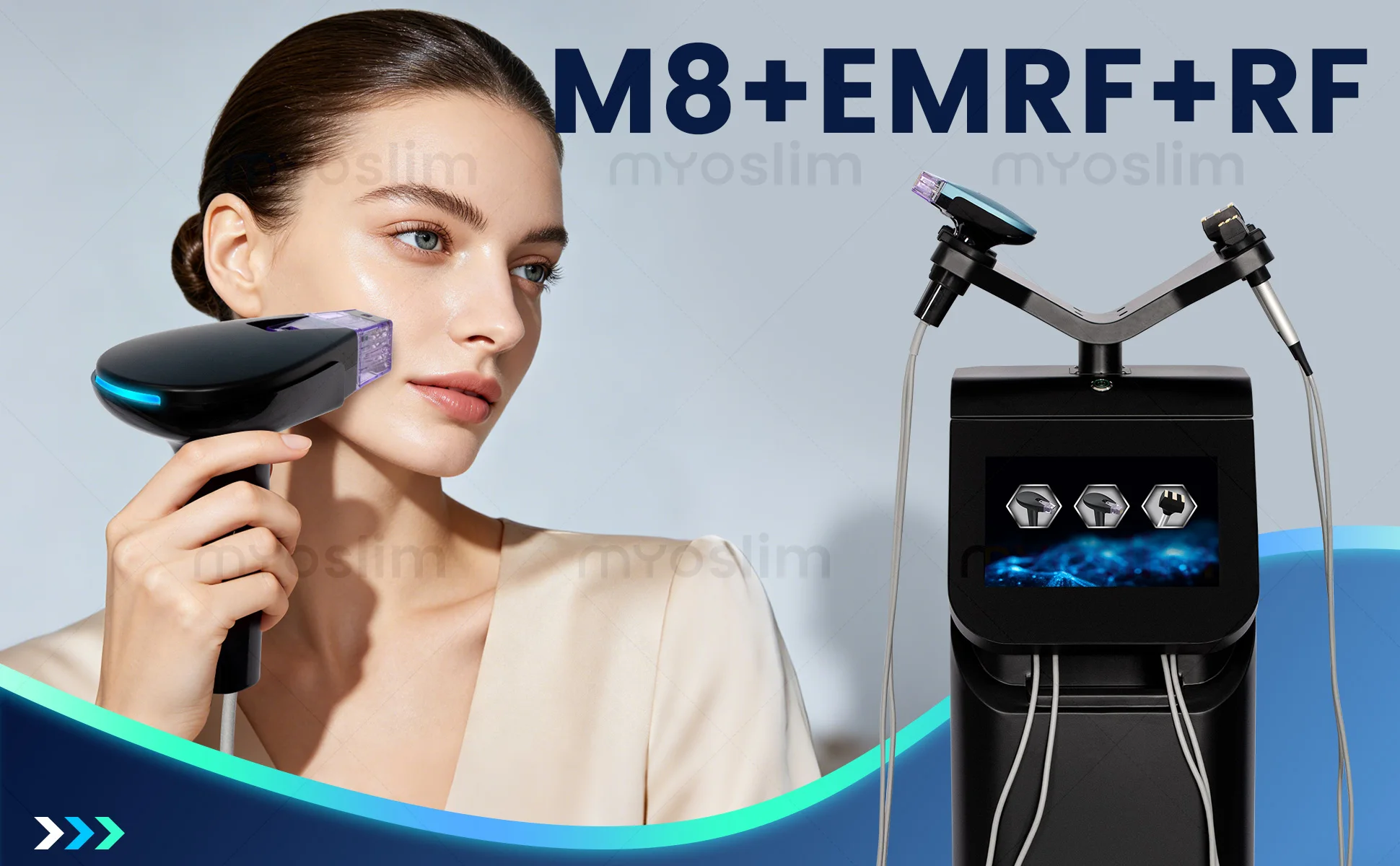 4 in 1 Morpheus8 RF Microneedling Facial Device: Skin Tightening, Anti-Aging, Wrinkle Reduction Tool