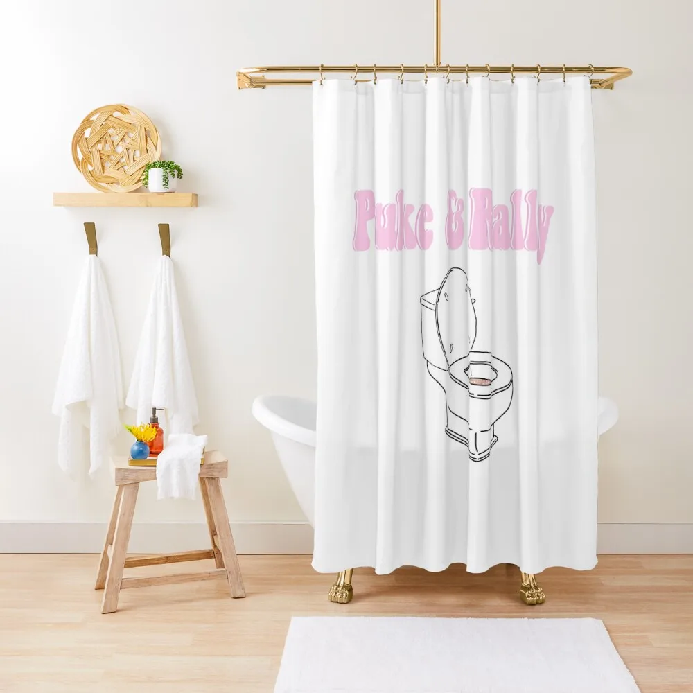

Puke and rally Shower Curtain Bathroom Accessory For Shower Bathtub For The Bathroom Curtain