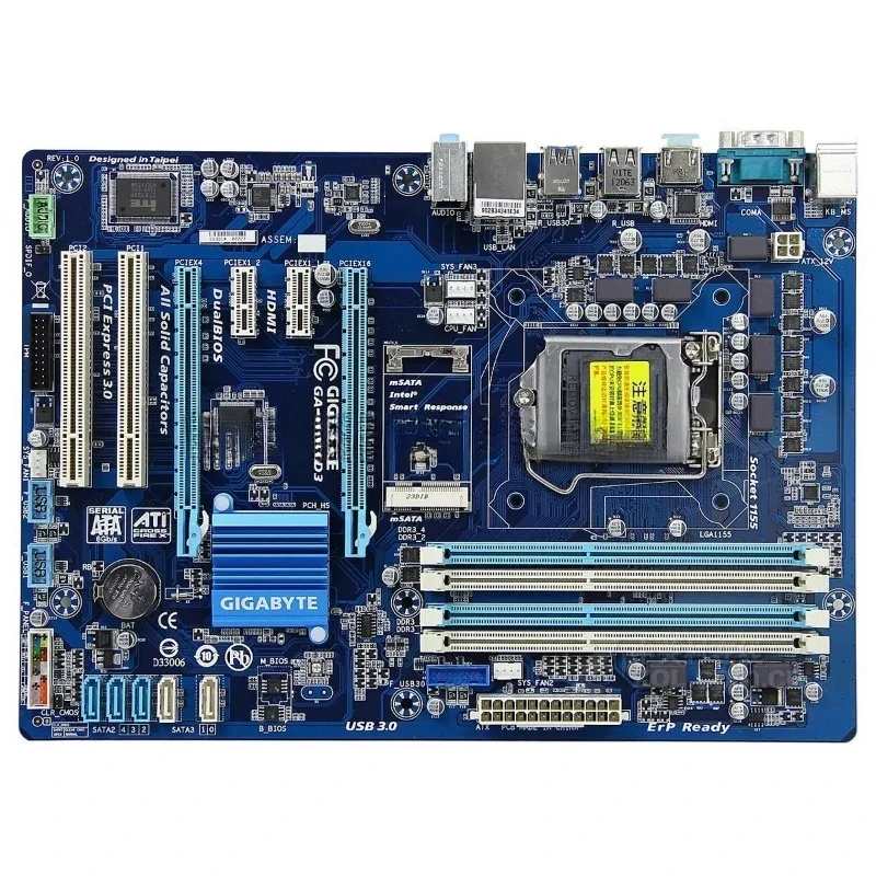 Z77 Gigabyte GA-Z77P-D3 1155 Mainboard Support 1230 V2 3470