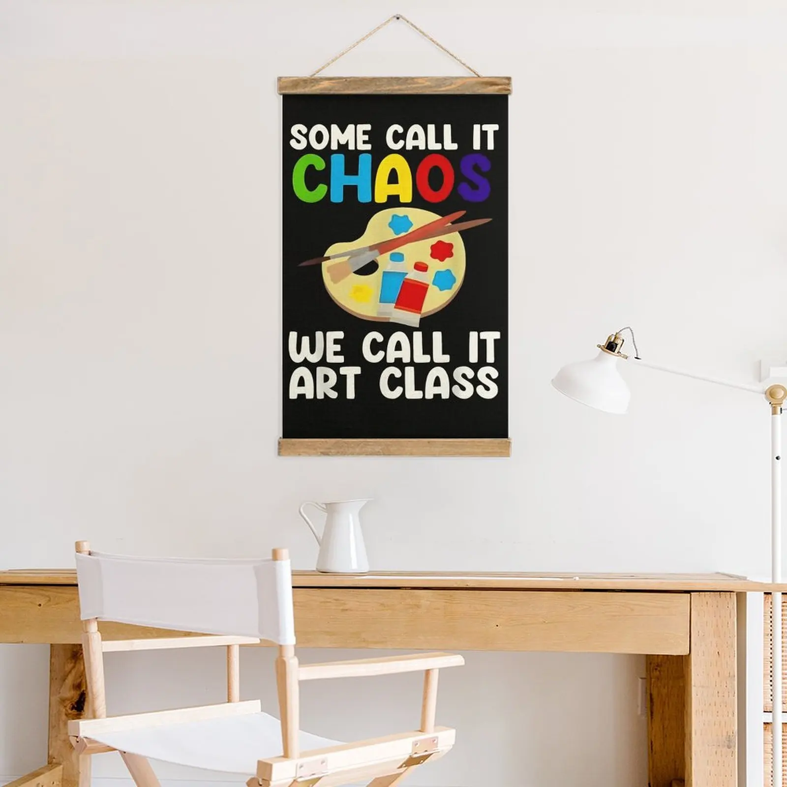 الفن فئة الفوضى الإبداع اللوحة فندق الجدار الديكور الكتان معلقة اللوحة خمر الفكاهة الرسم نمط شنق الصور #4