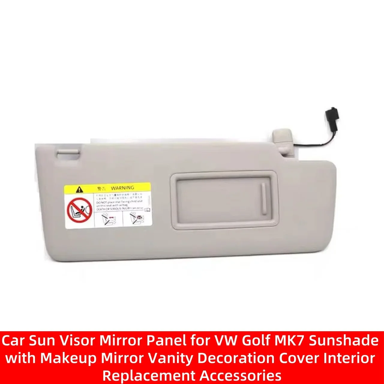 

Car Sun Visor Mirror Panel for VW Golf MK7 Sunshade with Makeup Mirror Vanity Decoration Cover Interior Replacement Accessories