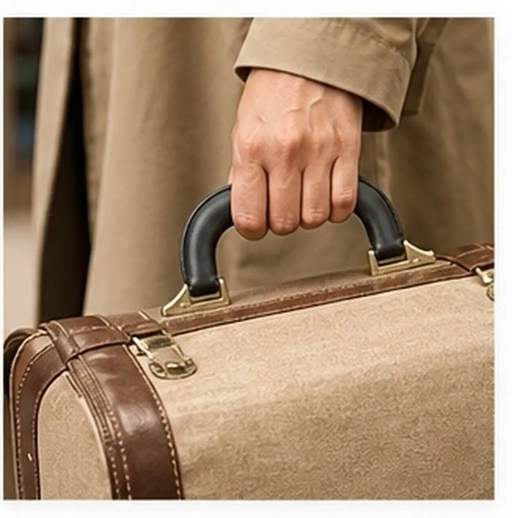 Classic Suitcase Handle Replacement for Luggage Travel Handbag Camera Case Toolbox Grip Lightweight Sturdy Fade Proof