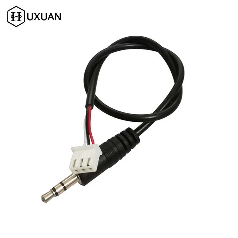 Jack 3.5mm AUX Audio Cable To XH2.54 3p Terminal Male To Male Female 3 Core Stereo Audio Cable Amplifier Extended Line