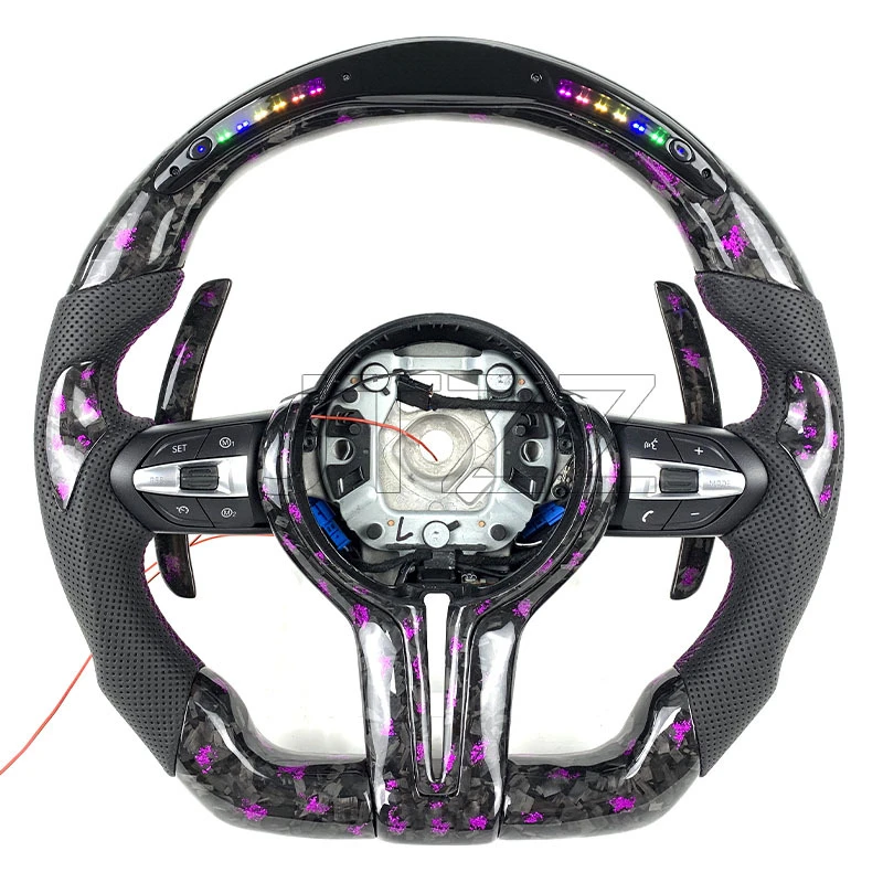 

Подходит для BMW 1, 2, 3, 4, 5, 6 серии X1 X3 X4 X5 X6 F10 F30 M3 M5 M6 Рулевое колесо из углеродного волокна