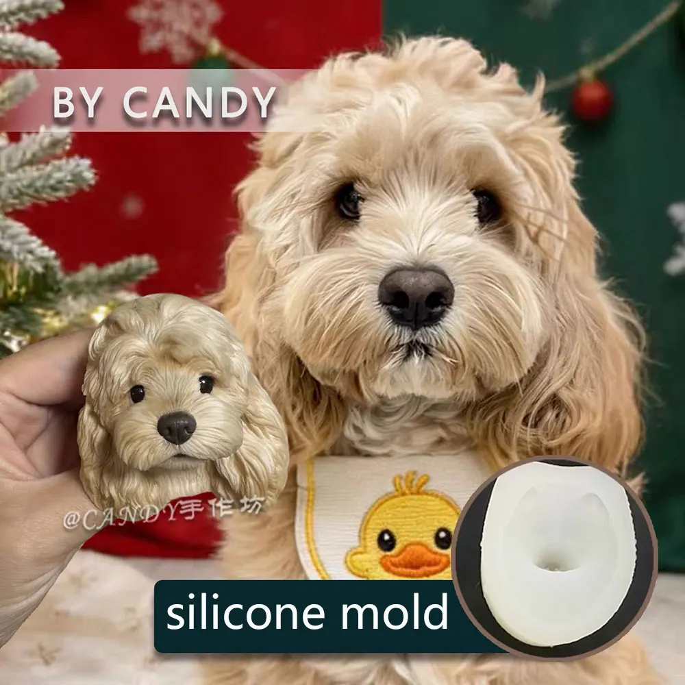 

Силиконовая форма для 3D-изделий в виде кокер-спаниеля: гипс, эпоксидная смола, глина, DIY-поделки, декор для дома и рабочего стола, подарок ручной работы