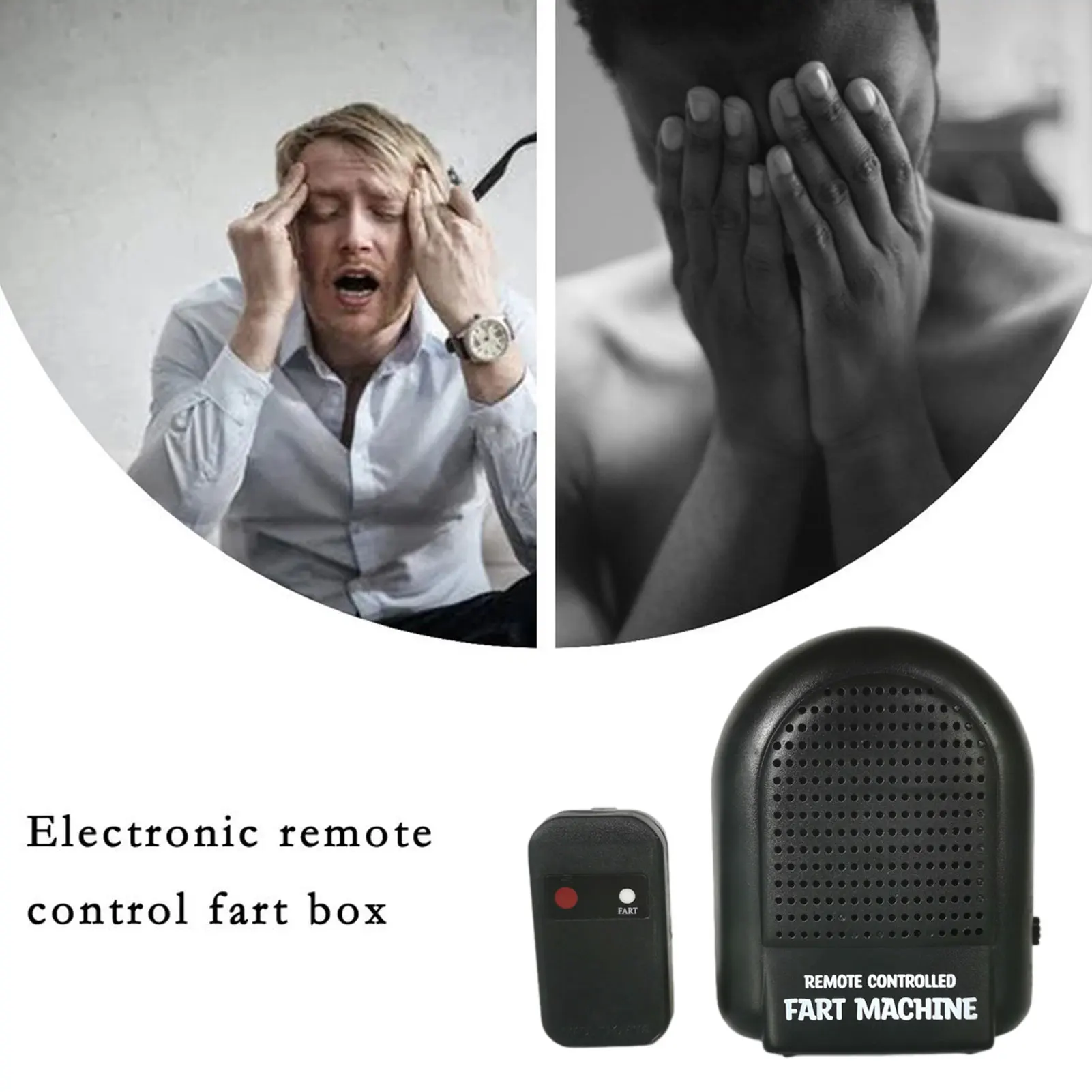 Fart Prank Gadgets Fart Sound Machine Novelty Fart Prank Noise Maker Electronic Remote Control Fart Box Funny Trick Spoof Gifts