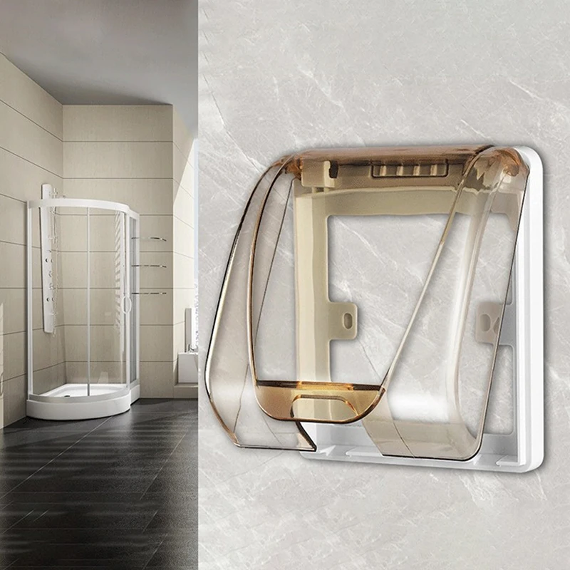 1PC 86 Type Outdoor Socket Waterproof Box Electric Plug Cover Rainproof Cover For Charging Pile Socket Switch Protection Cover