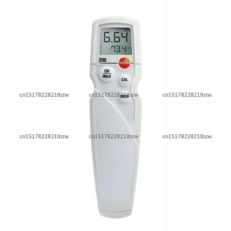 Original Testo 205 One-hand Food pH/Temperature Tester Digital Semi-solid PH Meter Meat Sausage PH Analyzer Testo 0563 2051