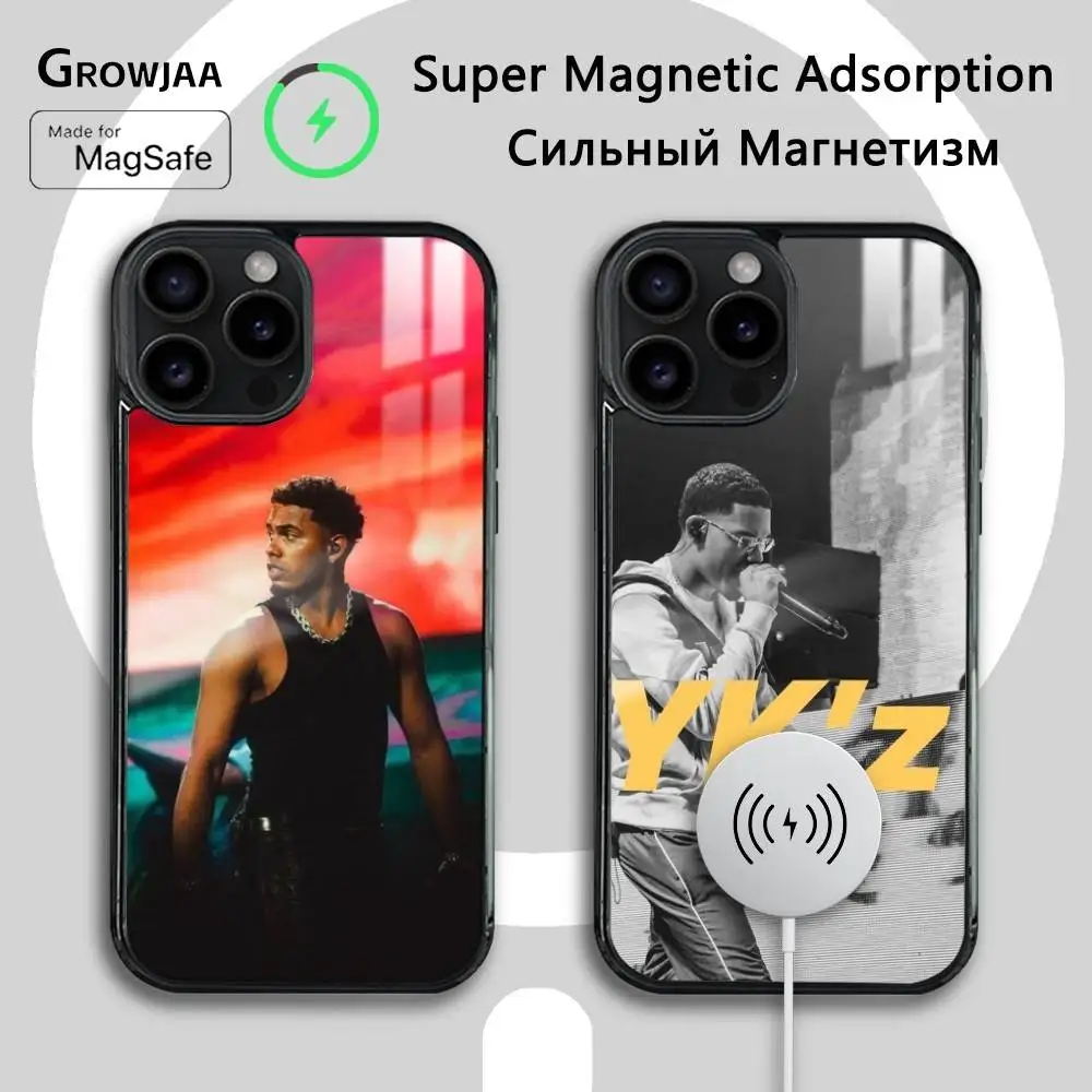 

M-Myke T-Towers Singer Phone Case For iPhone 16 15 14 13 12 11 Pro Max Plus Mini Wireless Charging Magnetic Hard Shell