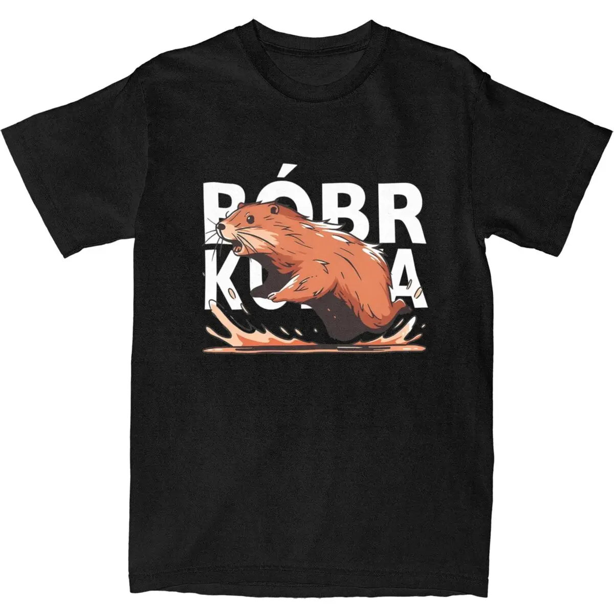 Bobr Kurwa Meme Funny Beaver Lovers Accessories T-Shirt Men Women Cute Bober Vintage 100% Cotton Classic Clothes