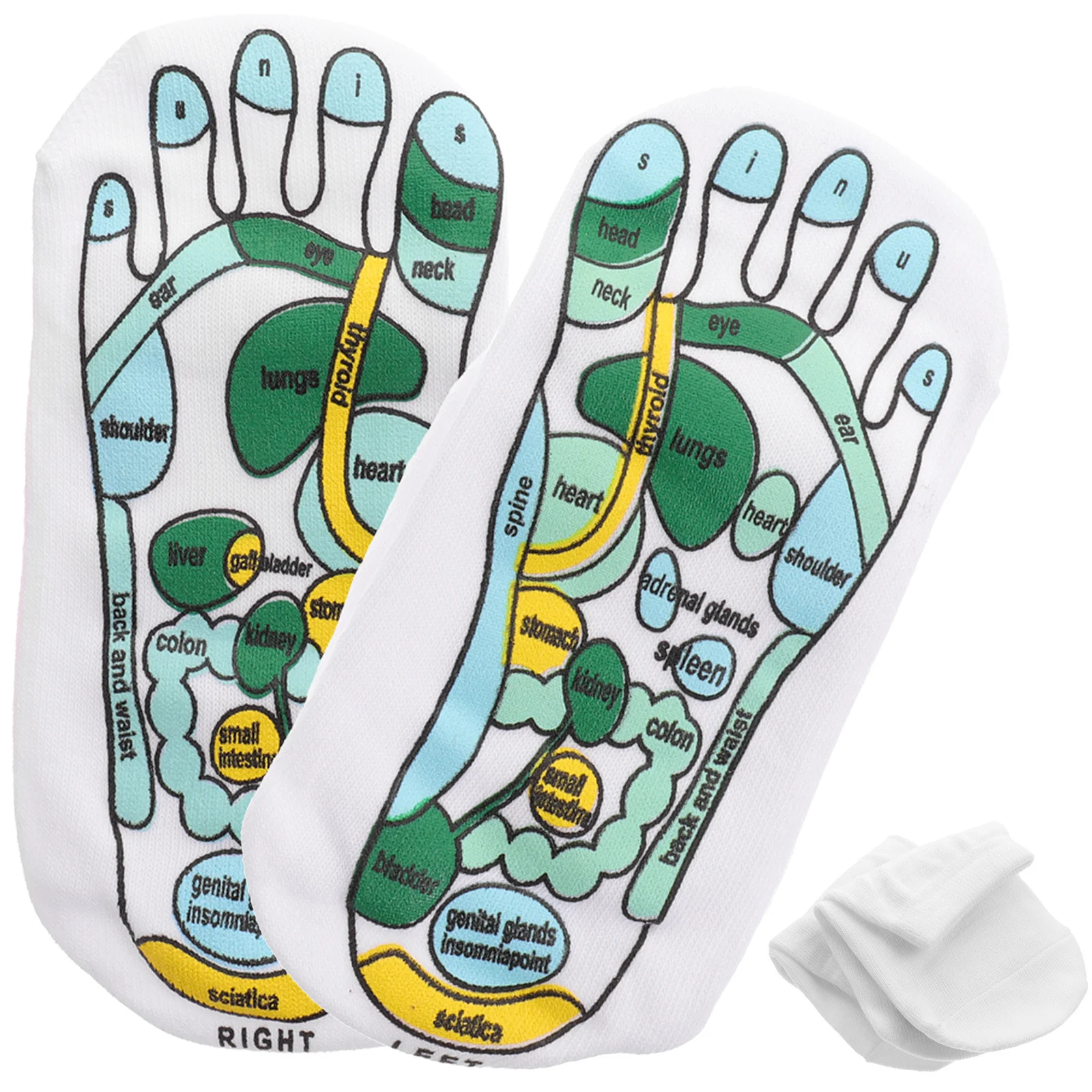 

2 пары носков для акупрессуры и рефлексологии, эластичные носки для массажа ног, мягкий дышащий материал, массажные инструменты для снятия усталости для мужчин