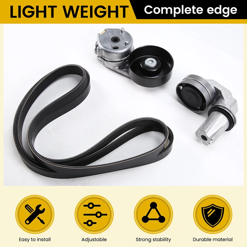 

AB96-3.0 TDV6 ANCILLARY DRIVE BELT TENSIONER & BELT For RANGE ROVER SPORT L320 DISCOVERY 4 LR4 LR013697 LR016140 LR013506