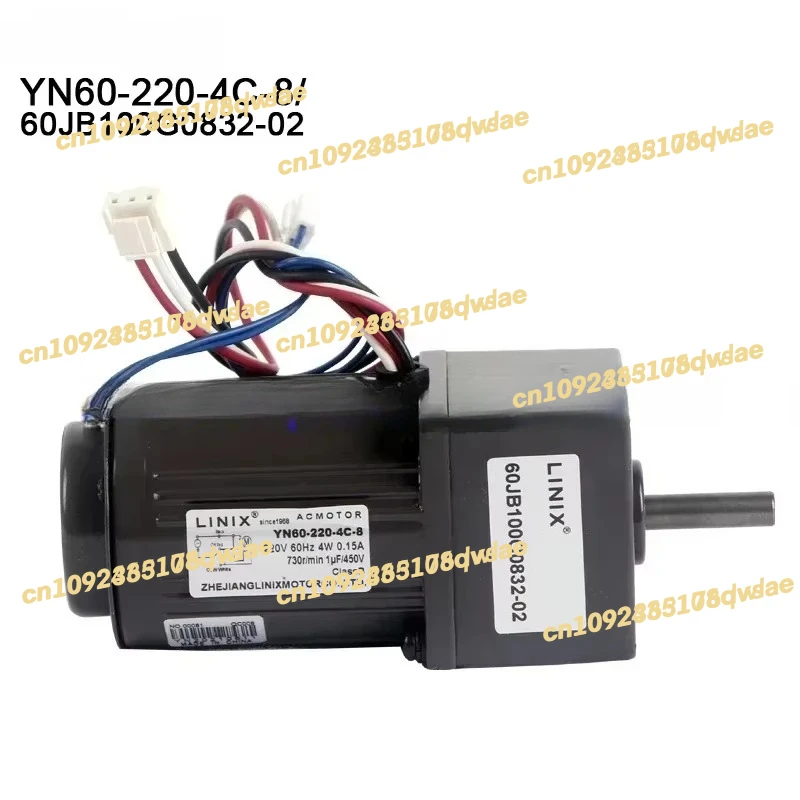 Motor de engranaje de CA 4W 60mm Motor YN60-220-4C-8/condensador monofásico operado Reversible cocina Motor de degradación de residuos húmedos
