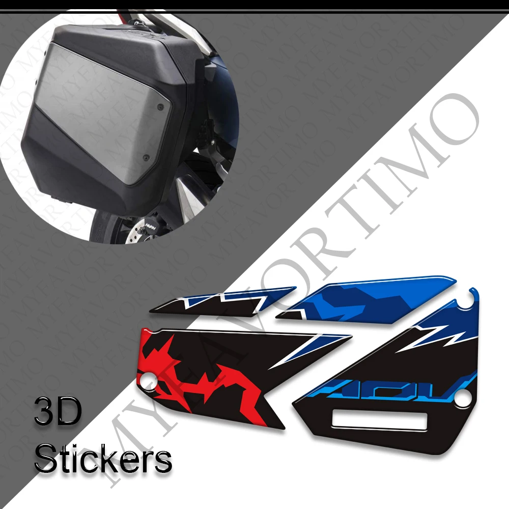 For X-ADV XADV X ADV 750 Protection Side Trunk Luggage Panniers Box Cases 3D Stickers Decals