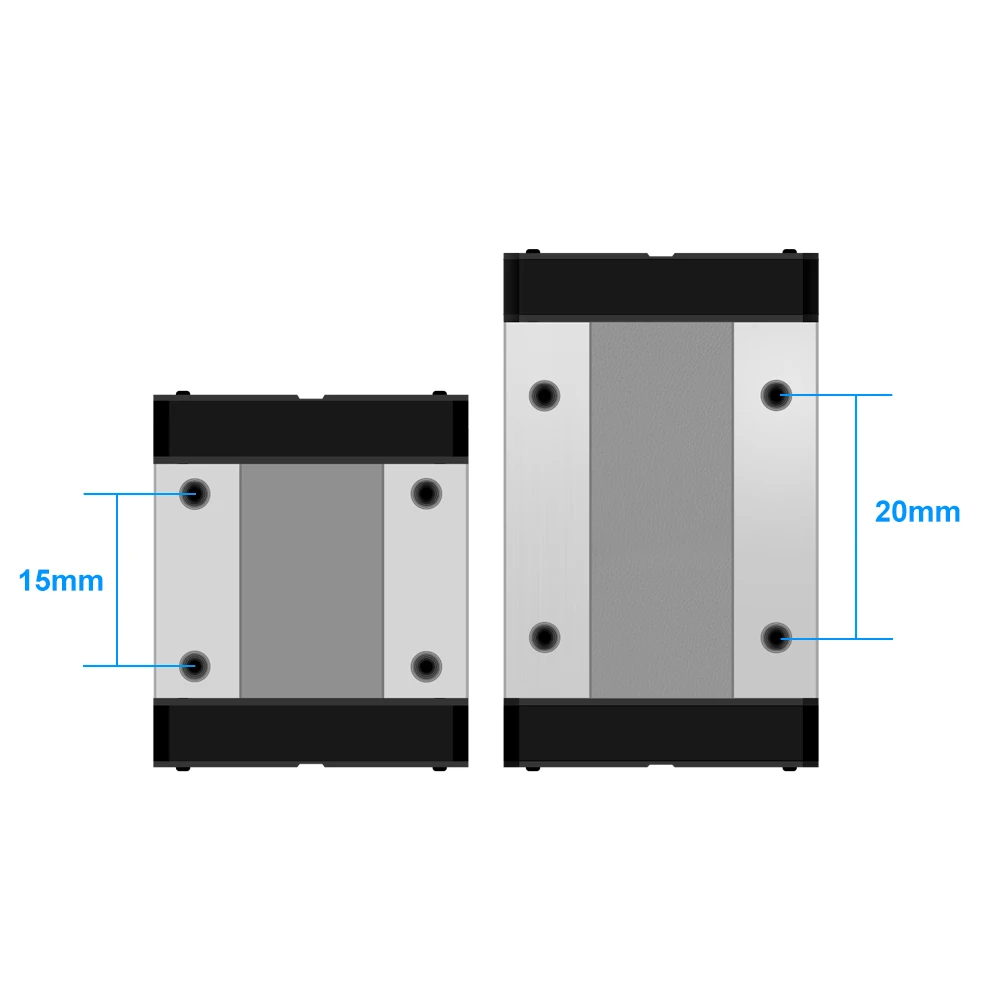 MGN Miniature Linear Rail Slide 1pcs MGN12 Linear Guide+1pcs MGN12C/MGN12H Carriage MGN12 200 250 300 350 400 450 500 550mm