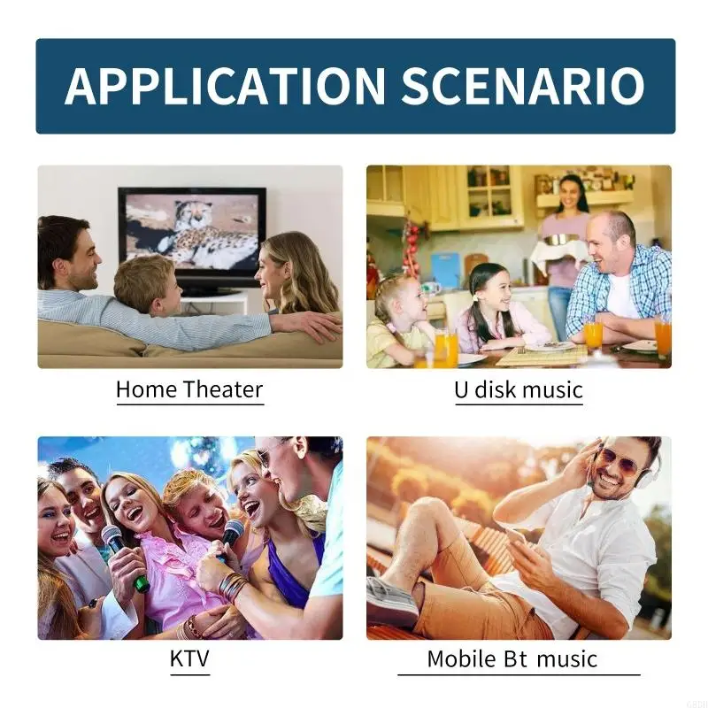 G8DB DAC Amp Digital to Analog Converter Adapter with Bluetooth-compatible