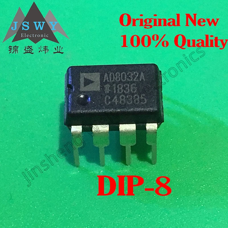 

(1/5 pieces) AD8032AN DIP8 Operational Amplifier, DIP8 Package, 80MHz Bandwidth, ±12V Power Supply, Dual High-Speed ​​Op Amp