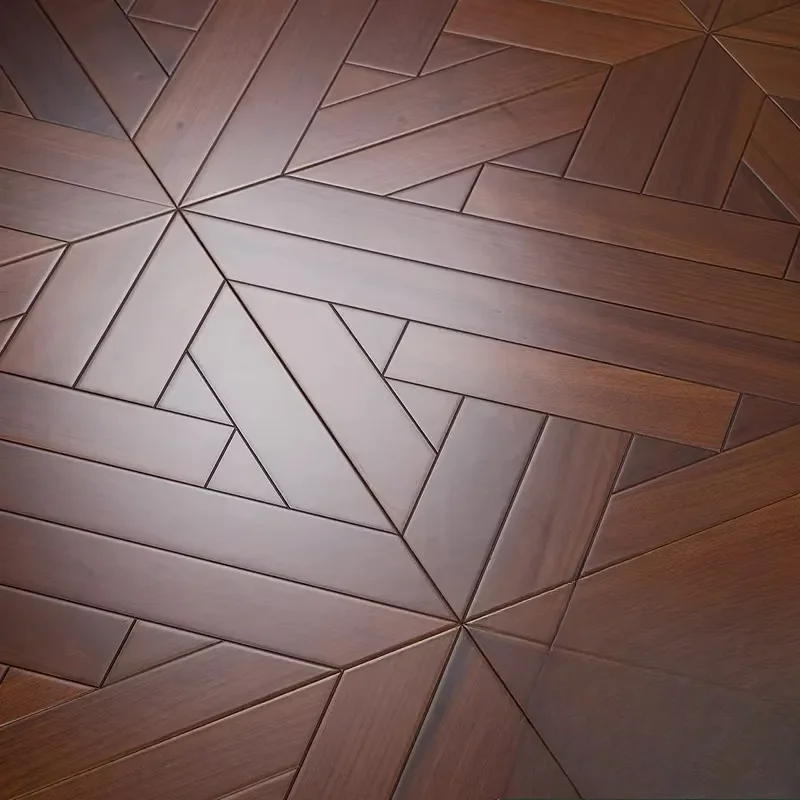 Custom Item, Contact Us Engineered Black Walnut Wood Parquet Flooring Custom Size Multi Layer Solid Composite Floor for