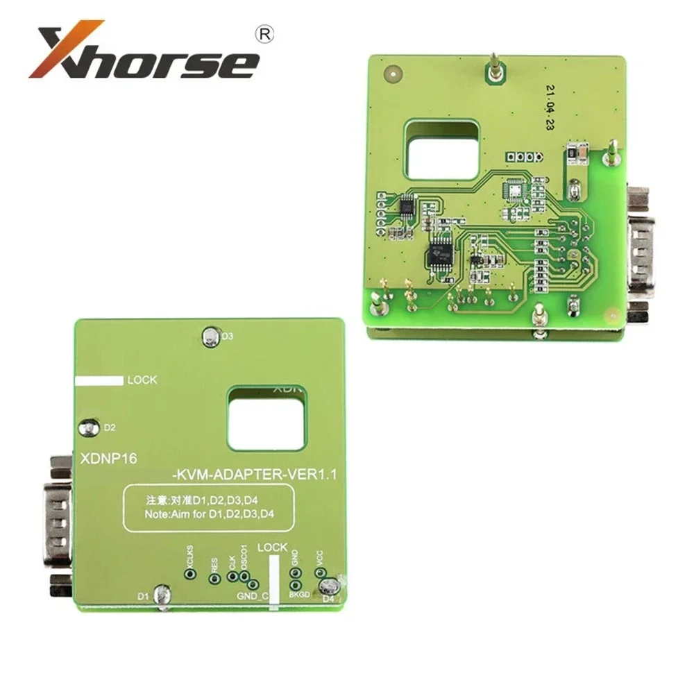 

Адаптер Xhorse XDNP16 работает с инструментом для ключей PLUS и MINI PROG для адаптеров LandRover KVM, инструмент для программирования ключей