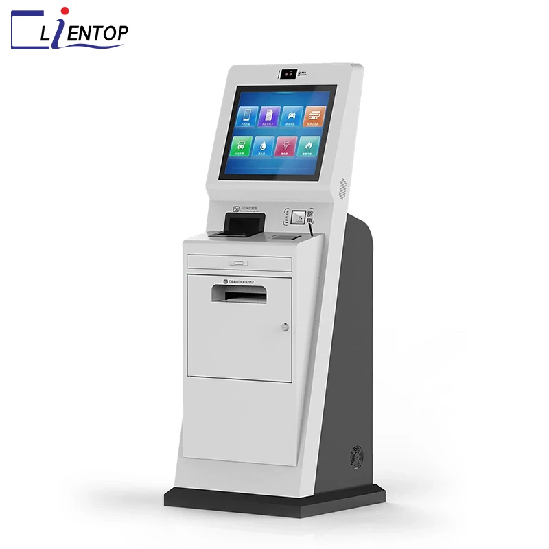 Custom Multi-function All In One Self Service Printing Kiosk Terminal Touch Screen Report Print Document Self Printing Station