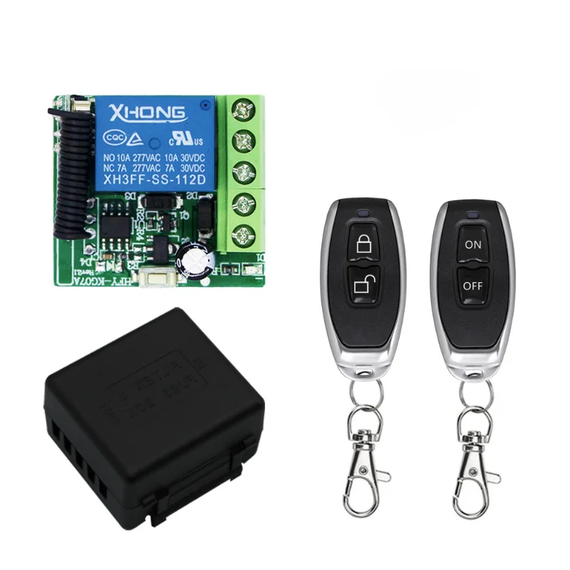 433mhz Rf Transmitter And Receiver Module DC 12v 1Channel Remote Control Switch Wireless Switch Remote Control 433mhz