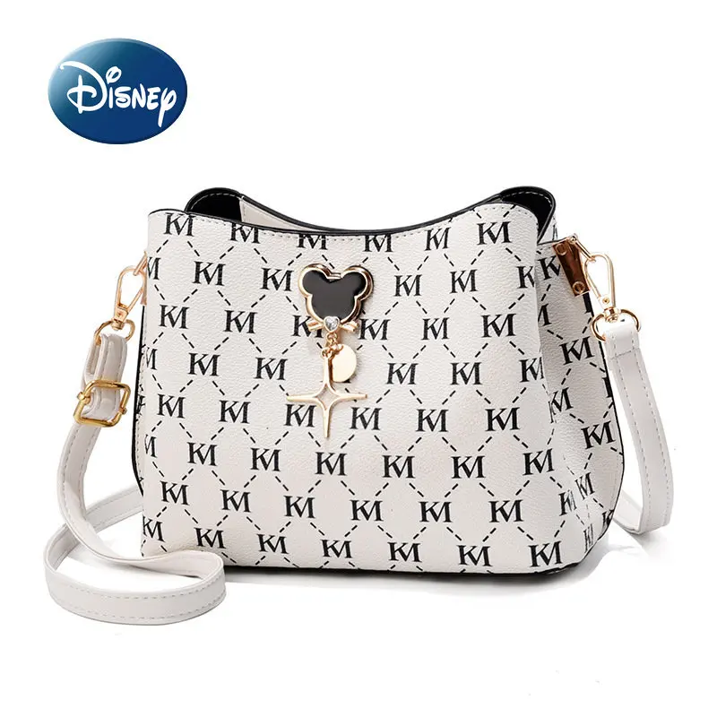 Disney Mickey New Women's Bag Luxury Brand Cartoon Women's Bag Letter Fashion Trend Women's One Shoulder Crossbody Bag